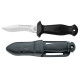 Sub 9 knife - Inox - Black Color KV-ASUB09-N - AZZI SUB (ONLY SOLD IN LEBANON)